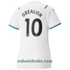 Manchester City Jack Grealish 10 Borte 2021-22 - Dame Fotballdrakt